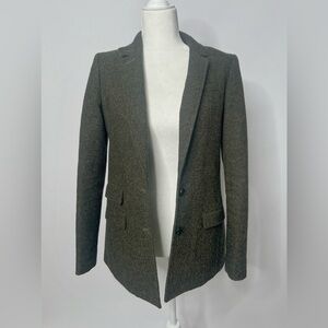 Banana Republic Dark Green Tweed Jacket